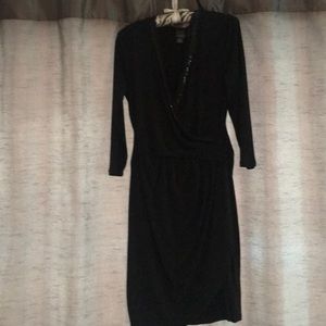 Black cocktail dress